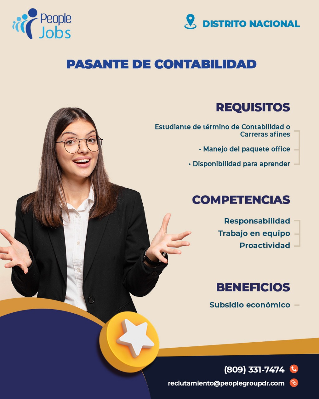 Vacante Pasante de Contabilidad - People Group